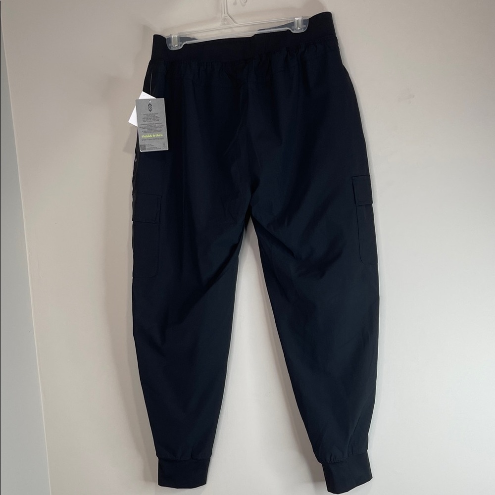Free Country NWT Get Out There Hiking Jogger Pants Black Cargo Fleece Lined L - Picture 6 of 13